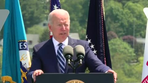 Biden Gets Tongue Tied During Navy Cadet Commencement Speech
