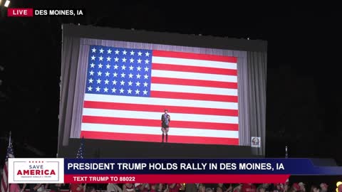 LIVE: President Donald J Trump in Des Moines, IA