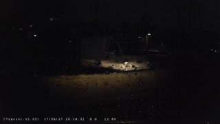 Lightning Strikes in Parking Lot