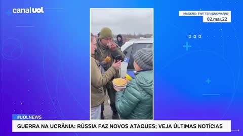 War in Ukraine: Russians are fed by Ukrainians, according to video posted by local journalist