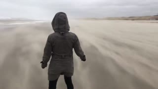 Tense footage documents insane strength of Storm Ciara