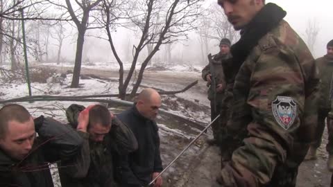 RUSSIAN WARCRIME Ukrainian POWs Captured By Russian Forces and DPR Militants