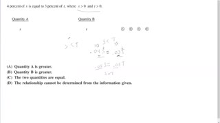 Equalities with percentages: Practice GRE with a Cambridge PhD.