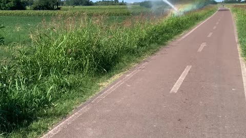 Rainbow on the ground