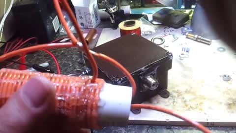 working on my AG6IF 2.5/1 loop balun