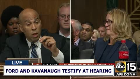 Sen Booker Praises Christine Blasey Ford