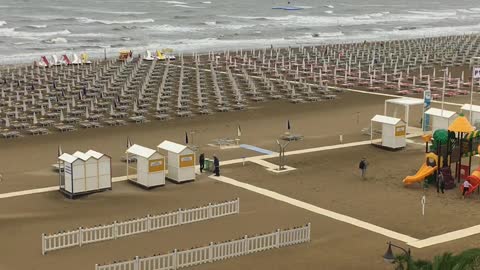 Caorle (Italy) Sep 2019 windy day