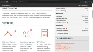 EDOC ETF Introduction ( Telemedicine / Digital Health )