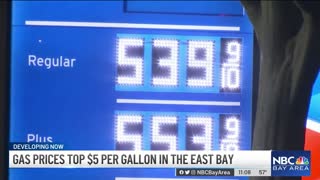 San Francisco Gas SOARS Over $5 A Gallon