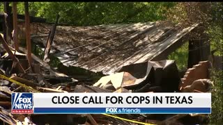 Texas officer recounts barely escaping explosion caused by illegal immigrant crashing into home