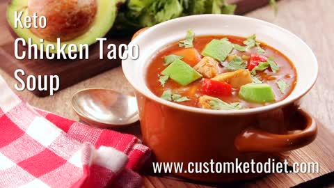 Custom Keto Chicken Taco Soup