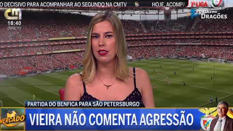 Vieira afasta microfone de jornalista quando questionado sobre assembleia