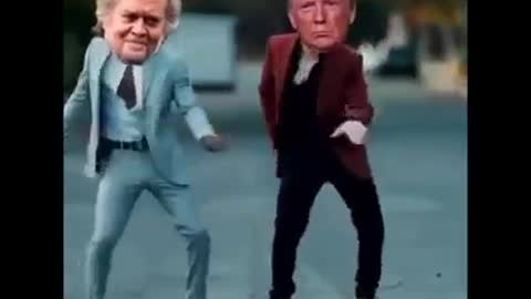 Trump & Steve Banon VICTORY DANCE
