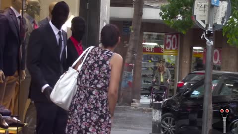 Giving people heart attacks mannequine prank