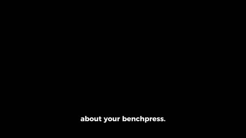 No one cares about your benchpress