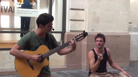 Bordeaux France Exploring a great City 198th August 2016 Busking Viola