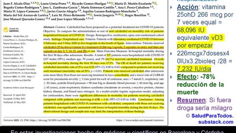 Vitamina D evidencia por el SALUD GLOBAL #salud #prevencion #medicina #latino #latina