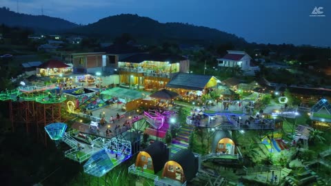 Kampung Vietnam Bandar Lampung Malam hari _ Jukung Vietnam _ Cinematic Video