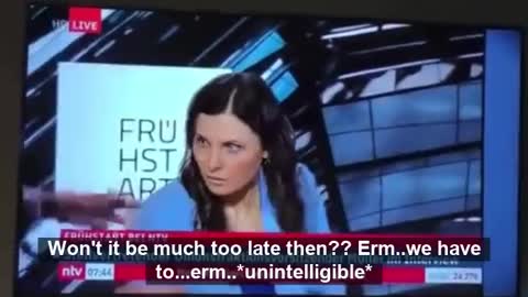 German TV interviewer pushes vaccine mandate then collapses live on air