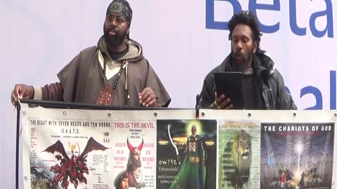 Hebrew Israelites Prophetic Camp Street Teaching 1-7-2023 Antwerpen (Belgium)