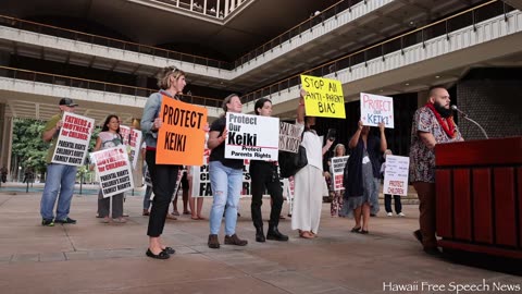 Parental Rights Rally in Honolulu February 14, 2023