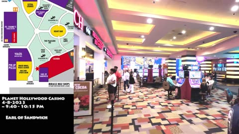 Planet Hollywood Casino Las Vegas Walkthrough - 4-8-2023 w/ Narration