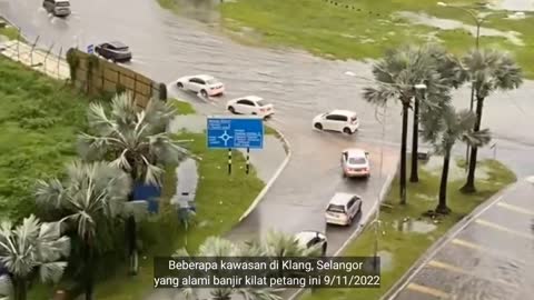 Banjir Klang Selangor hari ini November 2022 Baru Saja, Banjir Kilat di Klang, Malaysia 2022 terkini
