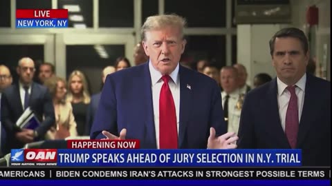 Trump: "It’s a case that should have never been brought. It’s an assault on America."