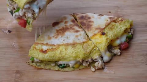 Chicken Quesadilla,Breakfast Quesadilla,Quick And Easy Breakfast Recipe