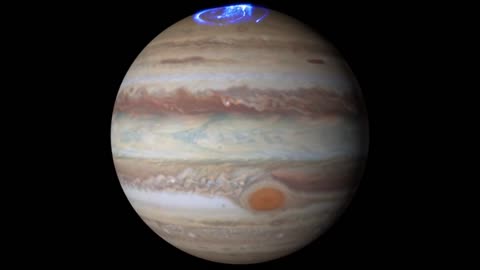 Hubble Tracks Bright Auroras on Jupiter