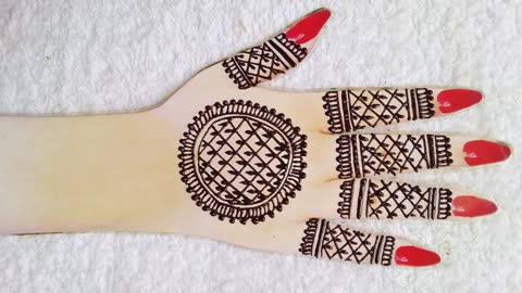 Latest Backhand Flower Mehndi Design | Sana Designs | Henna