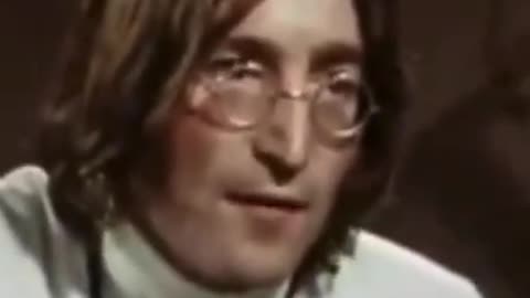 John Lennon saw the insanity.