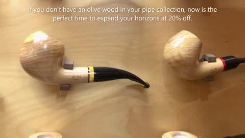 Fabulous New Olive Wood Pipe Collection 20% Off at MilanTobacco.com