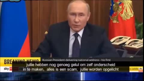 Putin comments the North Stream terrorist sabotage.