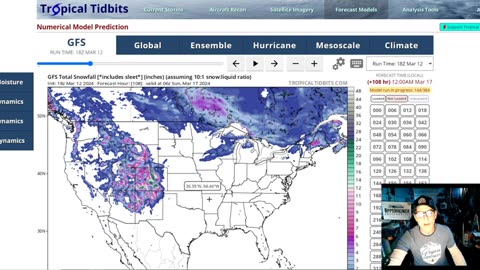 Spiral Comet 12P/Pons-Brooks - 4 Feet Of Snow In Colorado Foothills - Boeing Whistleblower Dead