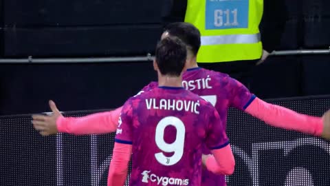 Kostic, Vlahovic and Milik make it 3-0 against Bologna _ Highlights