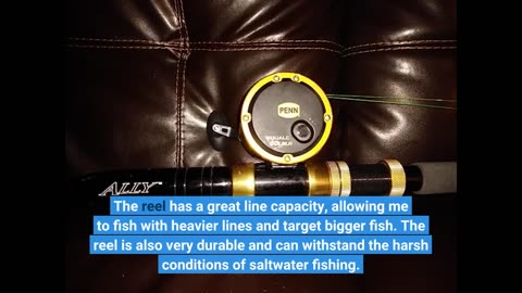 PENN Saltwater Game Fishing Conventional Lever Drag Reel SQUALL II 50LD