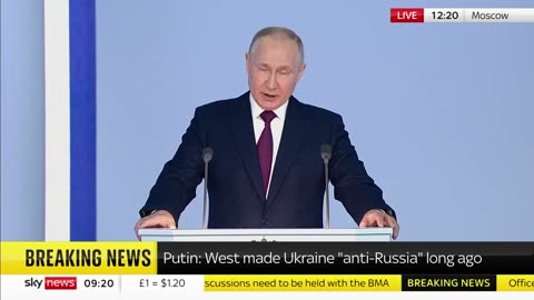 Putin: "The Ukrainian people have become hostages of their Western masters.
