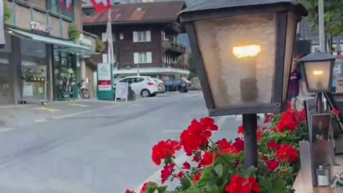 Most beautiful villages in Switzerland 😻 #switzerland #lauterbrunnen #nature #waterfall #travel