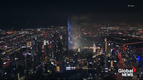 New Year's 2023: Dubai puts on thrilling fireworks show at Burj Khalifa