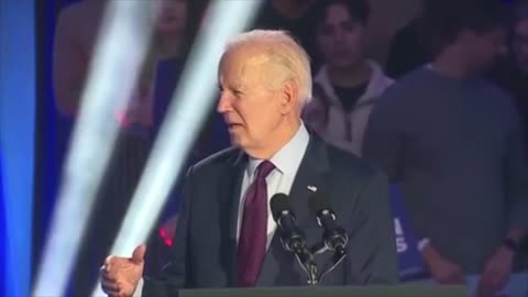 Biden can't talk