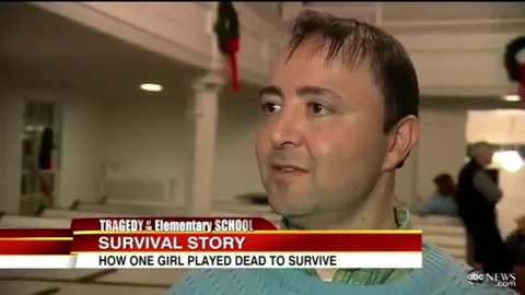 'How Girl Played Dead to Survive Shooting at Sandy Hook' Ft. Creepiest Guy Ever - 2012