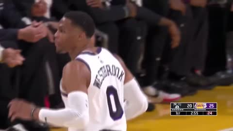 Russell Westbrook was talking smack to Royce O’neale after he fooled him badly😂
