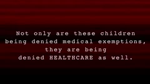 They are making it Impossible to get Medical exemption for adverse reactions for a jabberwalkie