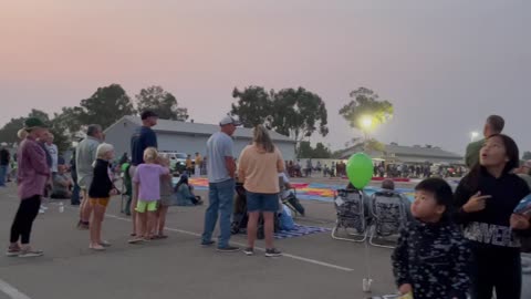 Live - Clovis Ca - Clovis Fest - Hot Air Balloon take off