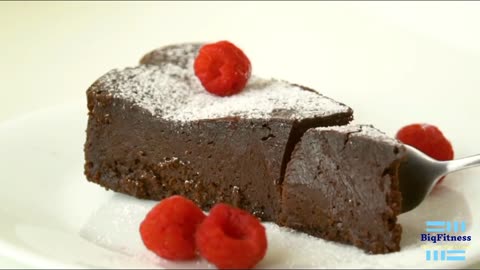 GLUTEN-FREE SUGAR-FREE FLOURLESS CHOCOLATE CAKE