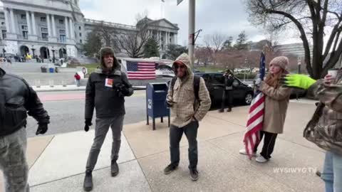 No McRib For Fascists- Street Interview in Harrisburg, PA