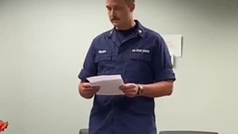 Austin Collett: Separation Speech after Being Discharged from the Coast Guard for Refusing the Covid Vaccine.