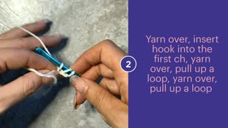 How To Do The Foundation Double Crochet (fdc)