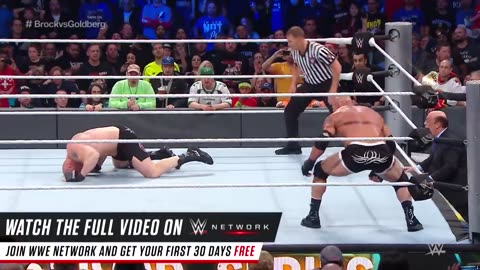 WWE Quickest defeat of Brock lesnar against Goldberg